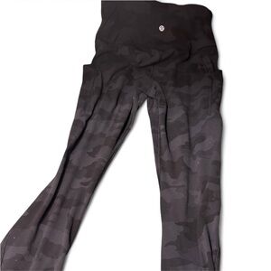 Lululemon Align Highrise Leggings With Pockets 25” Size 6 Camo